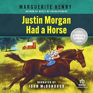 Justin Morgan Had a Horse Audiolibro Por Marguerite Henry arte de portada
