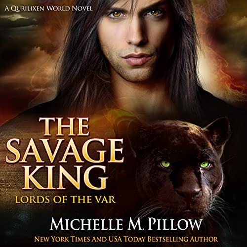 The Savage King: A Dragon Lords Story Audiolibro Por Michelle M. Pillow arte de portada