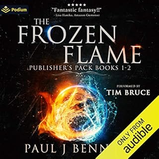 The Frozen Flame: Publisher's Pack Audiolibro Por Paul J. Bennett arte de portada