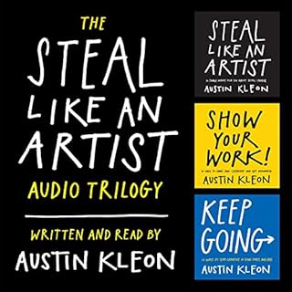The Steal Like an Artist Audio Trilogy Audiolibro Por Austin Kleon arte de portada