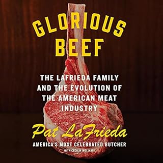 Glorious Beef Audiolibro Por Pat LaFrieda, Cecilia Molinari arte de portada