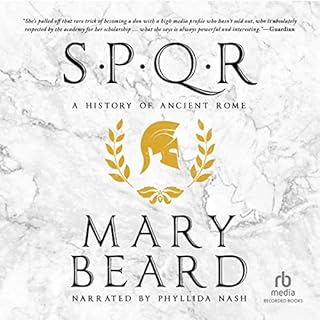 SPQR Audiolibro Por Mary Beard arte de portada