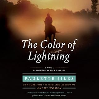 The Color of Lightning Audiolibro Por Paulette Jiles arte de portada