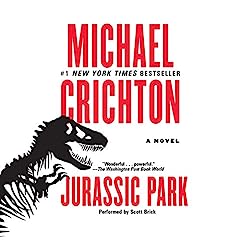 Jurassic Park Audiolibro Por Michael Crichton arte de portada