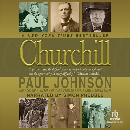 Churchill Audiolibro Por Paul Johnson arte de portada