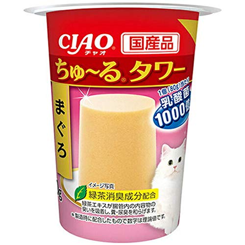 【セット販売】チャオ ちゅ〜るタワー まぐろ 80g×8コ ［ちゅーる］