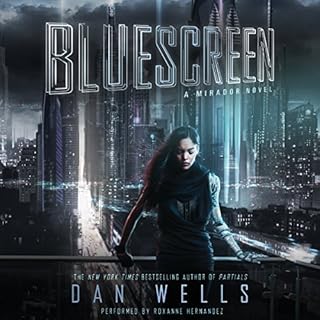 Bluescreen Audiolibro Por Dan Wells arte de portada