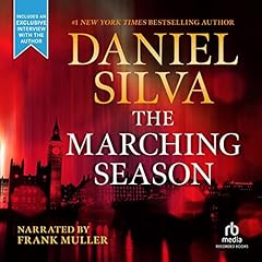 The Marching Season Audiolibro Por Daniel Silva arte de portada