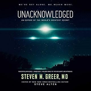 Unacknowledged Audiolibro Por Steven M. Greer MD arte de portada