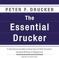 The Essential Drucker Audiolibro Por Peter F. Drucker arte de portada