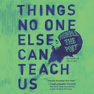 Things No One Else Can Teach Us Audiolibro Por Humble the Poet arte de portada