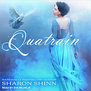 Quatrain Audiolibro Por Sharon Shinn arte de portada