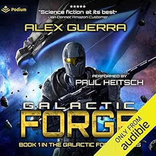 Galactic Forge Audiolibro Por Alex Guerra arte de portada