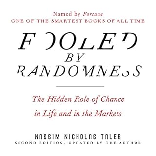 Fooled by Randomness Audiolibro Por Nassim Nicholas Taleb arte de portada