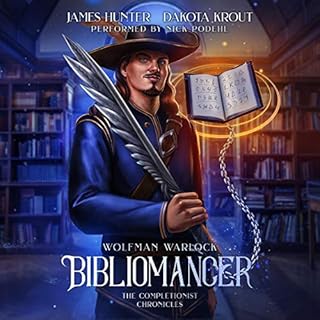 Bibliomancer Audiolibro Por James Hunter, Dakota Krout arte de portada