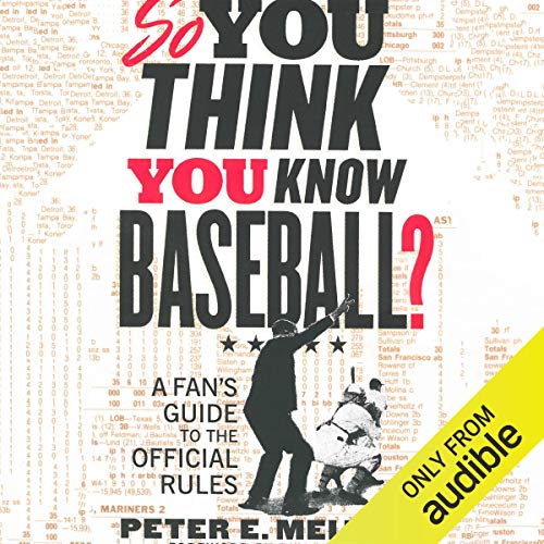 So You Think You Know Baseball? Audiolibro Por Peter E. Meltzer arte de portada