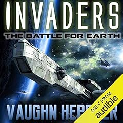 Invaders Audiolibro Por Vaughn Heppner arte de portada