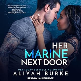 Her Marine Next Door Audiolibro Por Aliyah Burke arte de portada