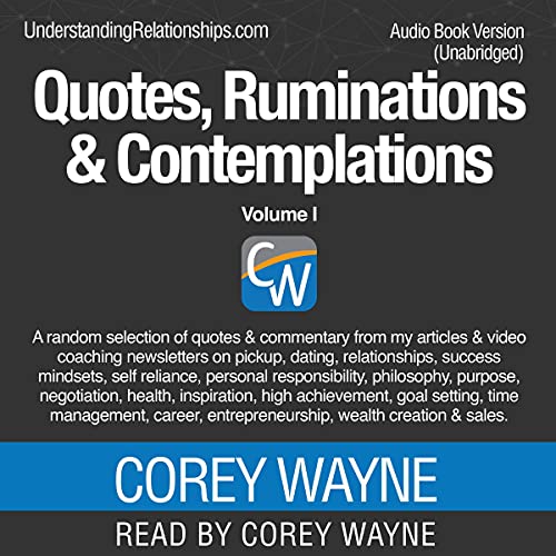 Quotes, Ruminations & Contemplations: Volume I cover art