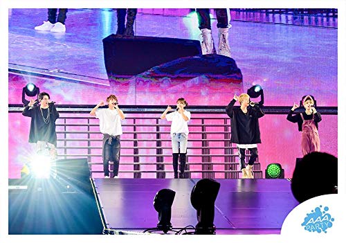 【生写真】 AAA 集合 R-4 AAA DOME TOUR 2019 +PLUS GURUポン! ガチャ ファングッズ