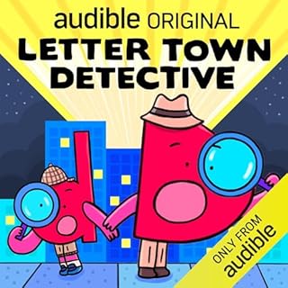 Diseño de la portada del título Letter Town Detective
