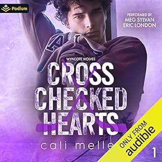 Cross-Checked Hearts Audiolibro Por Cali Melle arte de portada