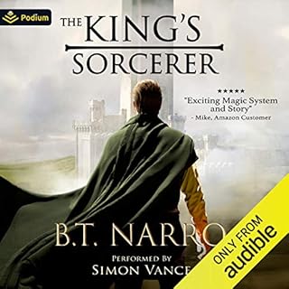 The King's Sorcerer Audiolibro Por B. T. Narro arte de portada