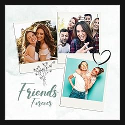 Mad Masters Friendship Day Gift for Best Friend Boy Girl, Personalised Photo Frame With Photo Upload, Customis