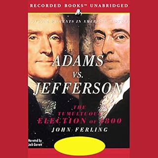 Adams vs. Jefferson Audiolibro Por John Ferling arte de portada
