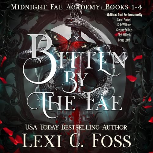 Bitten by the Fae: Midnight Fae, Books 1- 4 Audiobook By Lexi C. Foss cover art