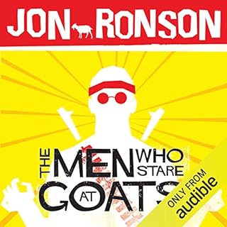 The Men Who Stare at Goats Audiolibro Por Jon Ronson arte de portada