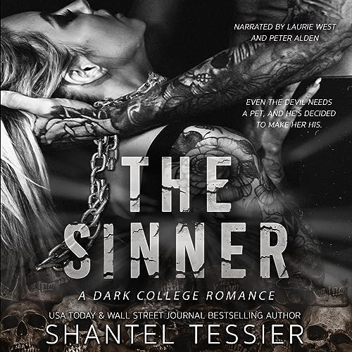 The Sinner Audiolibro Por Shantel Tessier arte de portada