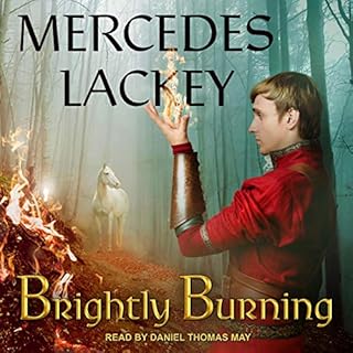 Brightly Burning Audiolibro Por Mercedes Lackey arte de portada