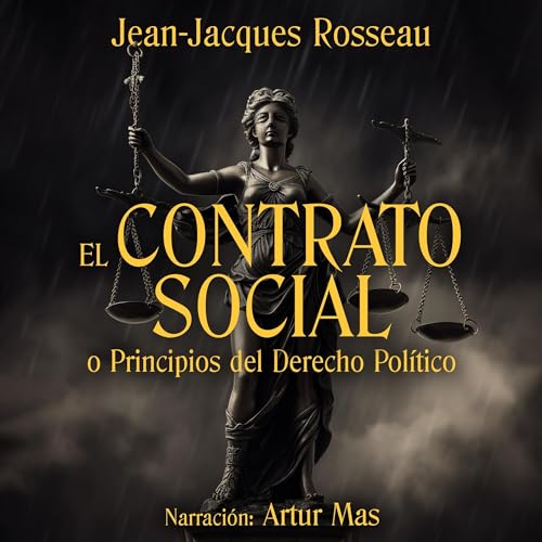 Diseño de la portada del título El contrato social