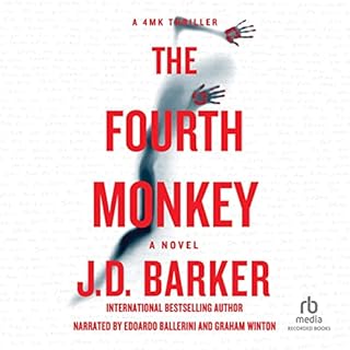 The Fourth Monkey Audiolibro Por J. D. Barker arte de portada