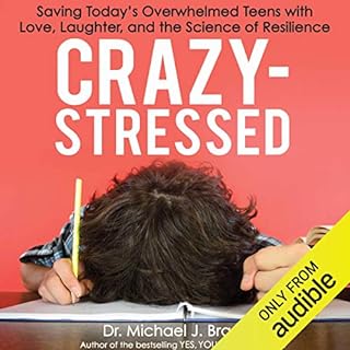 Crazy-Stressed Audiolibro Por Dr. Michael J. Bradley arte de portada