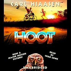 Hoot Audiolibro Por Carl Hiaasen arte de portada