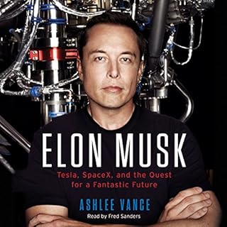 Elon Musk Audiolibro Por Ashlee Vance arte de portada