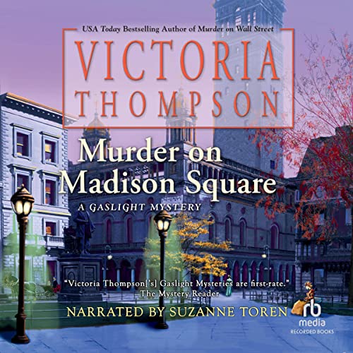 Murder on Madison Square Audiolibro Por Victoria Thompson arte de portada