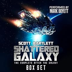 Shattered Galaxy Audiolibro Por Scott Bartlett arte de portada