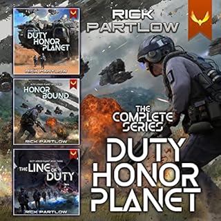 Duty, Honor, Planet Audiolibro Por Rick Partlow arte de portada