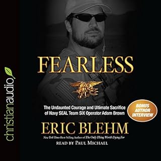 Fearless Audiolibro Por Eric Blehm arte de portada