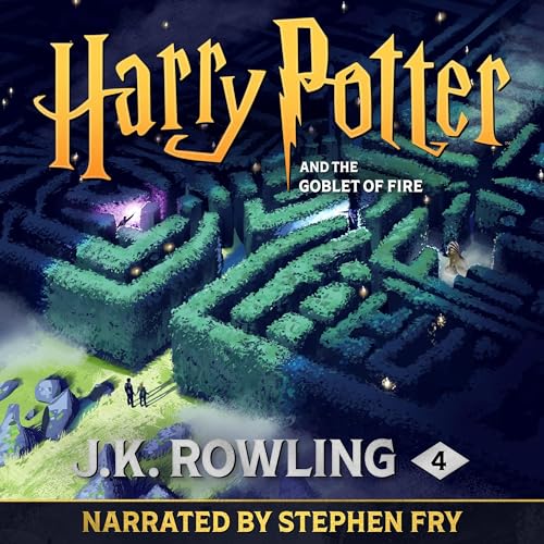Harry Potter and the Goblet of Fire (Narrated by Stephen Fry) Audiolibro Por J.K. Rowling arte de portada
