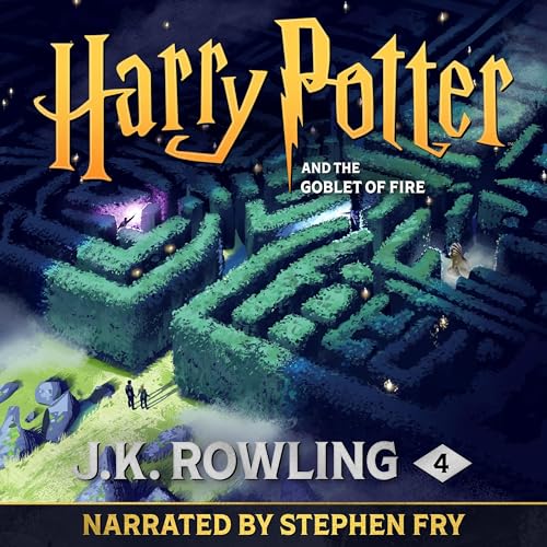 Harry Potter and the Goblet of Fire (Narrated by Stephen Fry) Audiobook By J.K. Rowling cover art