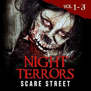 Night Terrors Volumes 1 - 3 Audiolibro Por Scare Street arte de portada