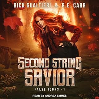 Second String Savior Audiolibro Por Rick Gualtieri, R.E. Carr arte de portada