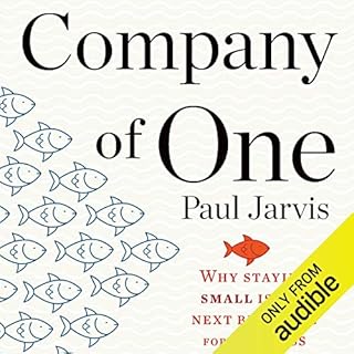 Company of One Audiolibro Por Paul Jarvis arte de portada