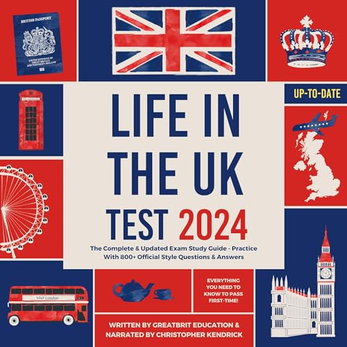 Life in the UK Test 2024 Audiobook By GreatBrit Education cover art