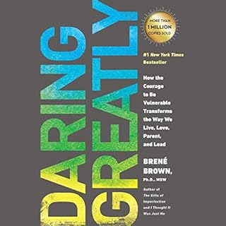 Daring Greatly Audiolibro Por Bren&eacute; Brown arte de portada