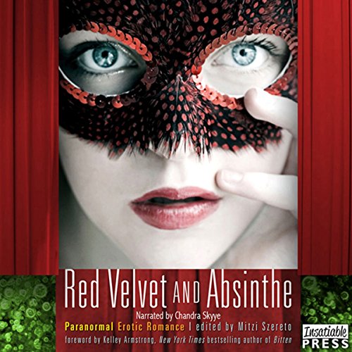 Red Velvet and Absinthe Audiolibro Por Mitzi Szereto - editor arte de portada